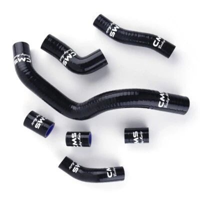 Black Silicone Radiator Hose Kit for 2005-2012 KTM 990 Adventure S / Superduke Foto 1 de 4