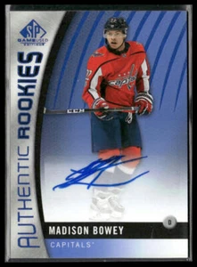 2017-18 SP Game Used #153 Madison Bowey Blue Autographs Washington Capitals - Picture 1 of 2