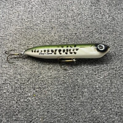 Señuelos de cebo para caminar Heddon Chug'n Spook Topwater 4 7/8" 1 oz - Baby Bass X9556BB Foto 1 de 4