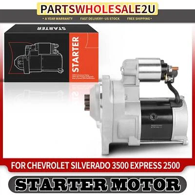 Motor De Arranque para Chevrolet Silverado 2500 HD GMC Sierra 3500 2.2KW 12V CW 9T Foto 1 de 4