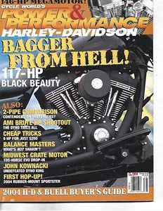 Revista Power & Performance 2004 motocicletas Harley Davidson Tech Kownacki - Imagen 1 de 1