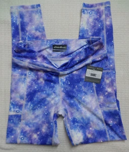 Girls Eddie Bauer Long Athletic Leggings Space Cosmic Size XL 16 - Picture 1 of 3