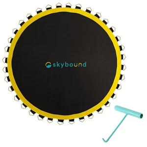 SkyBound Premium 150" Trampoline Mat w/72 V-Rings for Bounce Pro/SportsPower - Picture 1 of 9