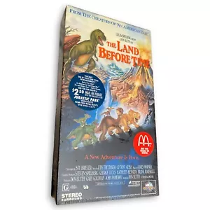 The Land Before Time (VHS, 1988) McDonald's Exclusive 1994 Promo neu versiegelt - Bild 1 von 3