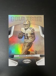 EZEKIEL ELLIOTT 2016 Panini Certified Gold Team Rookie Card RC #14 Cowboys