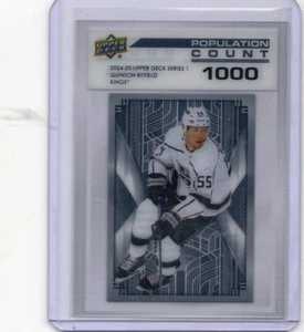 2024/25 UD QUINTON BYFIELD POPULATION COUNT ACETATE CARD #PC-30 LIMIT 1000 - Picture 1 of 2