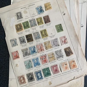 Mexico Collection Mint and Used on Pages - Picture 1 of 7