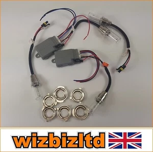 Kit de conversión de faros de xenón Twin H4 HID con dos bombillas de repuesto luces altas bajas - Imagen 1 de 24