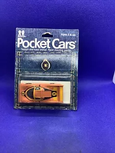 Tomy Pocket Cars 1982 Peach Racecar on Original Card - Picture 1 of 2