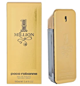 1 MILLION COLOGNE - Paco Rabanne 100ml EDT Spray Mens Perfume NEW DISCONTINUED - Picture 1 of 3