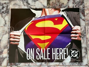 Póster 1998 Superman DC Comics Promo 'S' Shield a la venta aquí 17 x 22 - Imagen 1 de 5