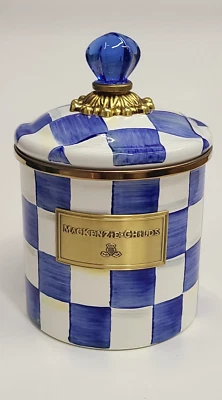 Bote pequeño Mackenzie Childs Royal Check Foto 1 de 4