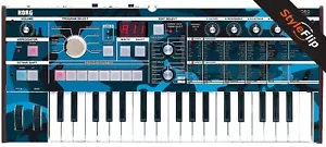 Korg microKorg | Camuflaje azul | Calcomanía protectora | StyleFlip Skins - Imagen 1 de 1