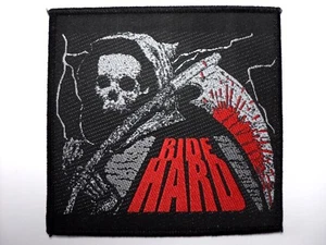 RIDE HARD  WOVEN  PATCH - Picture 1 of 3