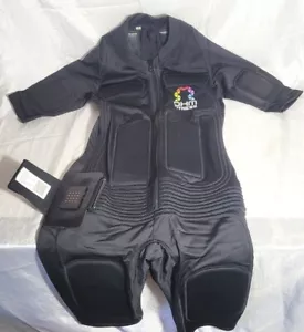 OHM Fitness emPower Women's Wireless EMS Suit w/ 20 Electro Pads - Black - XS - Picture 1 of 7