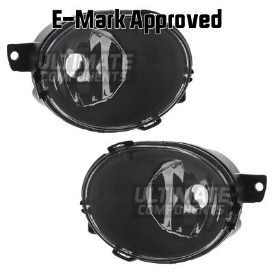 Volvo C70 Convertible 2010-3/2014 Round Front Fog Lights Lamps Right & Left Pair - Image 1 of 4