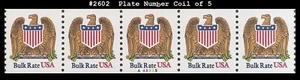 USA5 #2602 MNH PNC5 Pl # A43335 Eagle & Shield - Picture 1 of 1