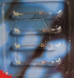 Bulb Bi-Pin Candle Wired 4 2 Cord Lighting Electrical AS IS 1:12 Mini MH44011 - Picture 1 of 3