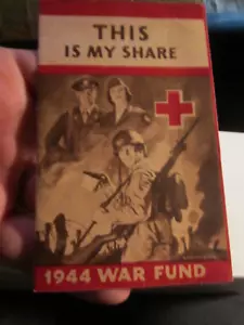 1944 RED CROSS WAR FUND BROCHURE - BBA-38 - Picture 1 of 3