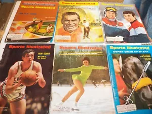 Vintage Lot of 6 1968 SPORTS ILLUSTRATED Magazines - Picture 1 of 7