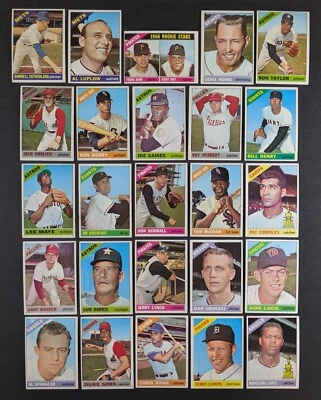 1966 Topps Baseball Set Break 25 Cards — 第 1/3 张图片