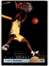 1993-94 Classic Draft Picks Limited Prints Chris Webber /74500 #LP1 Michigan