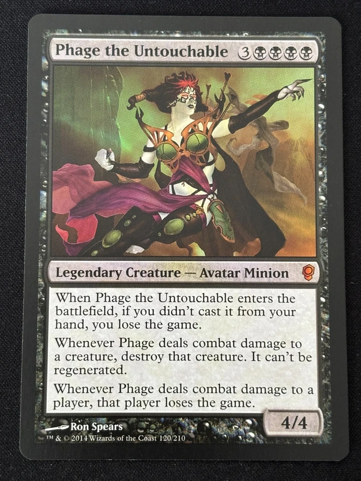 1x MTG Phage the Untouchable - Conspiracy (CNS) #120 - Magic the Gathering - Image 1 of 1