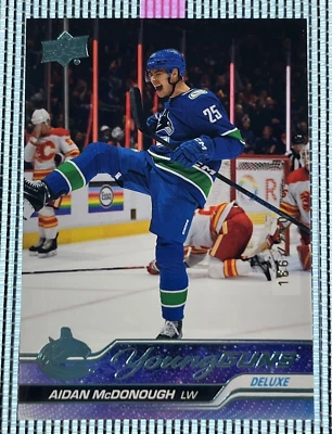 2023-24 UPPER DECK SERIES 1 YOUNG GUNS DELUXE AIDAN MCDONOUGH /250 - Image 1 of 4