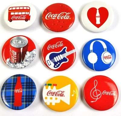 Coca-Cola Coke Pins Anstecknadeln Buttons Japan viele Motive Olympia London 2012