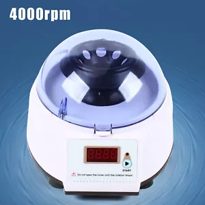 High Speed Blutzentrifugengerät Mini Mikrozentrifuge 4000RPM 0,2/0,5/1,5/2ml - Bild 1 von 12