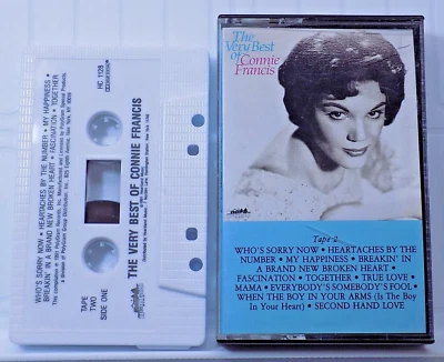 THE VERY BEST OF CONNIE FRANCIS Tape #2 (Cassette, 1991, Heartland) HC 1128 Foto 1 de 2