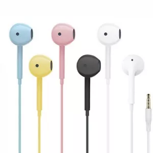 Headphones Wired Earphone White Headphones Earbuds 3.5mm Jack for Android iOS US - Picture 1 of 7