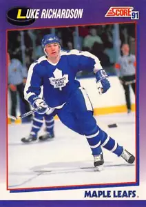 1991-92 Score American #139 Luke Richardson - Picture 1 of 2
