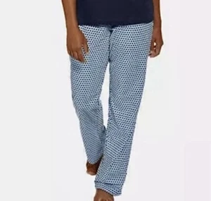 Calvin Klein womens pajama pants light blue w/polkadots size S - Picture 1 of 5