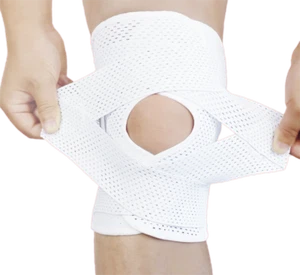 Knee Brace Support Compression Sleeve Meniscus Sport Joint Pain Arthritis Relief - Picture 1 of 20