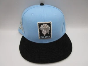 New Era 59Fifty Size 7 1/2 Pittsburgh Pirates Blue Corduroy Brim 76th WS Patch - Picture 1 of 6