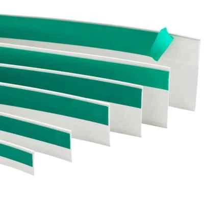 Abdeckleiste Kunststoffleiste Flachleiste 5cm Breit 600cm Lang Klebeband weiß - Bild 1 von 2