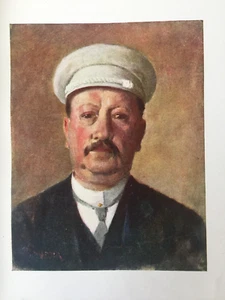 Antiker Druck Ein flämischer Bürger Belgien datiert 1908 Druck - Bild 1 von 4