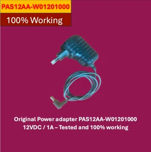 Original Power adapter PAS12AA-W01201000 12VDC / 1A – Tested and 100% working - Photo 1/2