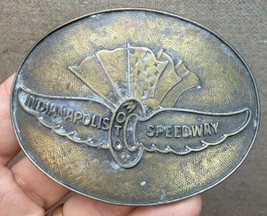 Indy 500 Indianapolis Motor Speedway Herren Gürtelschnalle Vintage - Bild 1 von 12