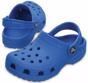 Crocs Blue Classic Toddler Slip On Beach Shoes, Clogs Uk 4 Eu 19-20 #673 - Picture 1 of 8