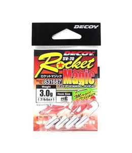 Decoy SV-70 Jig Head Rocket Magic Size 6 , 3.0 grams (1687) - Picture 1 of 6