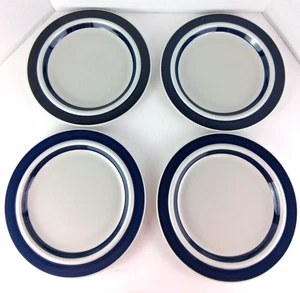 Arabia Finland ANEMONE Blau 10" Essteller 4er Set Lot 2 - Bild 1 von 16