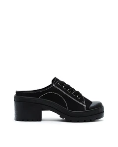 American Deadstock Y2K Void Slip-On Sneaker - Black Canvas - Picture 1 of 3