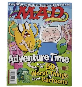 Mad Magazine #520 April 2013 Adventure Time Magazine Humor Comic Satire END - Picture 1 of 3