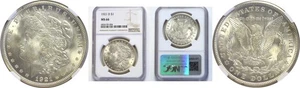 1921-D $1 Morgan Dollar NGC MS-66 - Picture 1 of 3