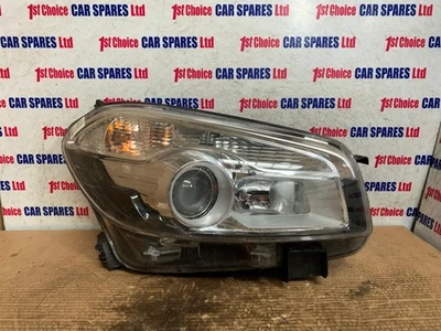NISSAN QASHQAI MK1 FL J10 2010 LADO DEL CONDUCTOR HALÓGENO LUZ DE CABEZA LÁMPARA Foto 1 de 4