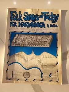 Harmonica Songbook: Folk Songs Of Today Bob Dylan Gordon Lightfoot Ian Tyson - Picture 1 of 4
