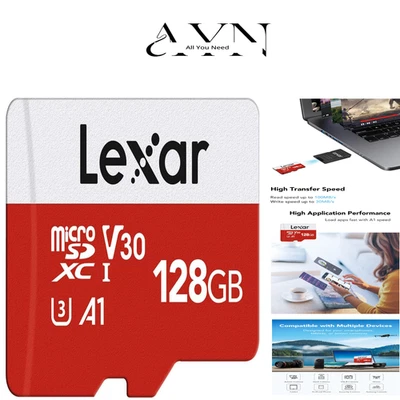 Lexar 128 GB Micro SD | 4K UHD | 100 MB/s Lesegeschwindigkeit - Bild 1 von 4