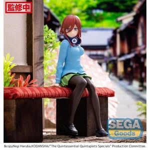 The Quintessential Quintuplets figurine Nakano Miku Chokonose SEGA officielle - Foto 1 di 4